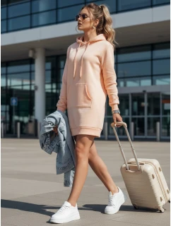 Dámská dlouhá mikina oversize růžová Dstreet model 21964048 - FashionStreet