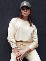 Dámská klasická krémová mikina CASUALVIBE FashionStreet BY1297