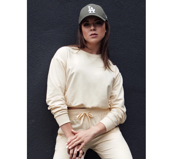 Dámská klasická krémová mikina CASUALVIBE FashionStreet BY1297
