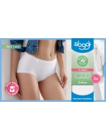 Dámské kalhotky Sloggi 24/7 Cotton Lace Midi C3P bílé