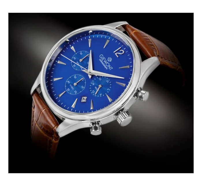 Pánské hodinky Giewont Chronograph Sapphire Brown and Blue GW6310-A5 Pánské hodinky Giewont Chronograph Sapphire Brown and Blue GW6310-A5