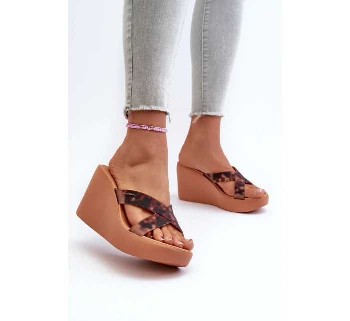 Dámské sandály na klíně 83520 Ipanema High Fashion Slide Fem Hnědé Dámské sandály na klíně 83520 Ipanema High Fashion Slide Fem Hnědé