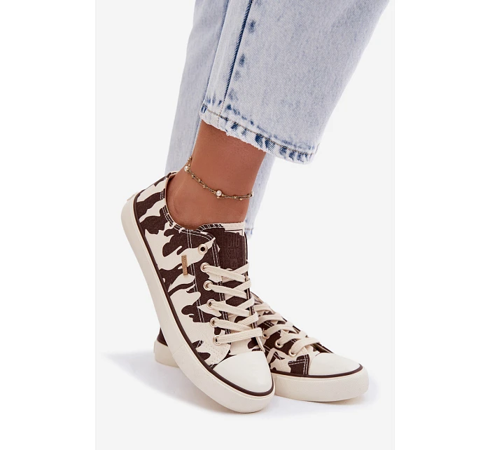 Dámské nízké tenisky Big Star model 22100966 s výšivkou - Big Star Shoes