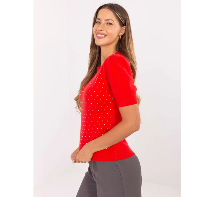 Sweter PM SW PM model 21314397 czerwony - FPrice Sweter PM SW PM model 21314397 czerwony - FPrice