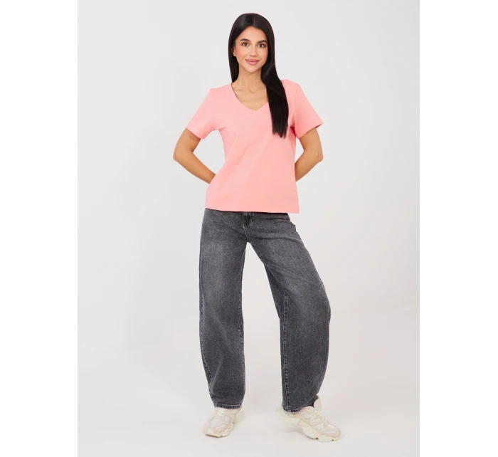 T shirt RV TS model 21888890 brzoskwiniowy - FPrice T shirt RV TS model 21888890 brzoskwiniowy - FPrice