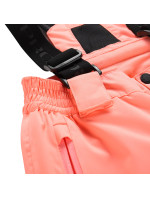Dětské lyžařské kalhoty s membránou ptx ALPINE PRO FELERO neon salmon