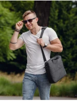 Pánská taška na notebook Vuch Mailo Black Pánská taška na notebook Vuch Mailo Black