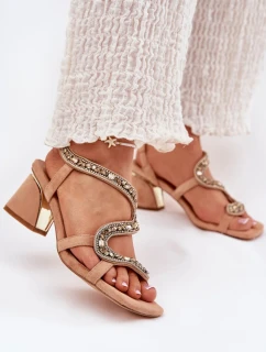 Sandály na podpatku  model 212357 Step in style