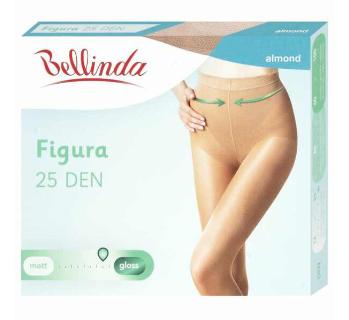 Zeštíhlující punčochové kalhoty FIGURA 25 DEN - BELLINDA - almond