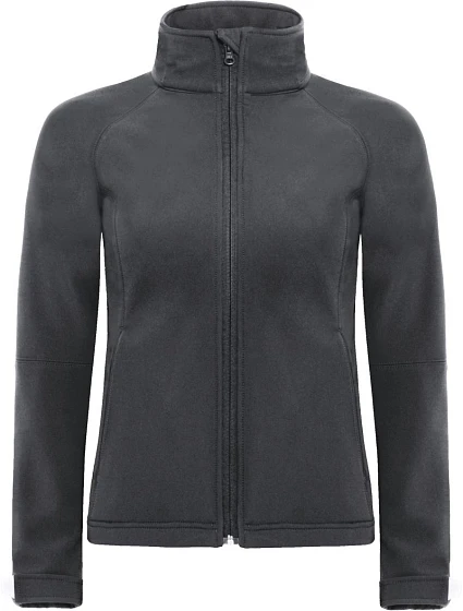 B&C Hooded Softshell /women Dámská 3-vrstvá softshellová bunda s kapucí 01.0937 dark grey B&C Hooded Softshell /women Dámská 3-vrstvá softshellová bunda s kapucí 01.0937 dark grey