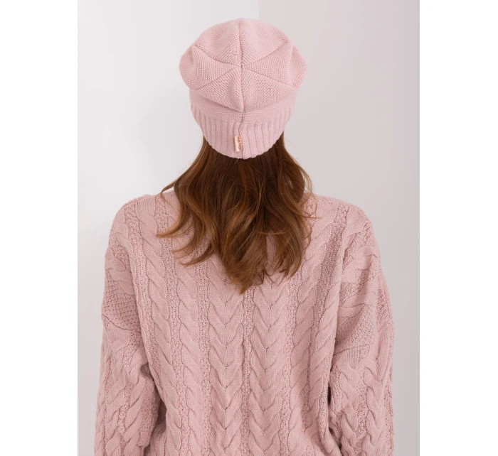 Czapka JK CZ 13 model 18975368 jasny różowy - FPrice Czapka JK CZ 13 model 18975368 jasny różowy - FPrice