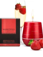 Afrodiziakální vonná svíčka Magnetifico Aphrodisiac Candle Sweet Strawberries - Valavani