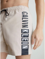 Pánské plavky LM0KM00991 ACE béžové - Calvin Klein