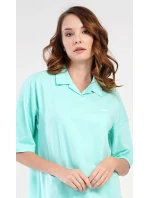 Dámská noční košile s krátkým rukávem Martina model 17519771 - Vienetta Dámská noční košile s krátkým rukávem Martina model 17519771 - Vienetta