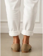 Baleriny damskie w khaki model 22014022 - FashionStreet