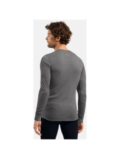 Odlo BL TOP s dlouhým rukávem a výstřihem ACTIVE WARM spodní prádlo velikost M tmavě šedá
