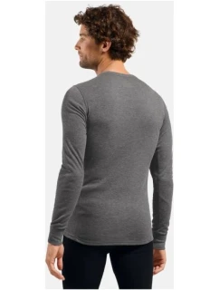 Odlo BL TOP s dlouhým rukávem a výstřihem ACTIVE WARM spodní prádlo velikost M tmavě šedá