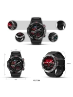 Černý silikonový řemínek model 21805549 - VELTORI