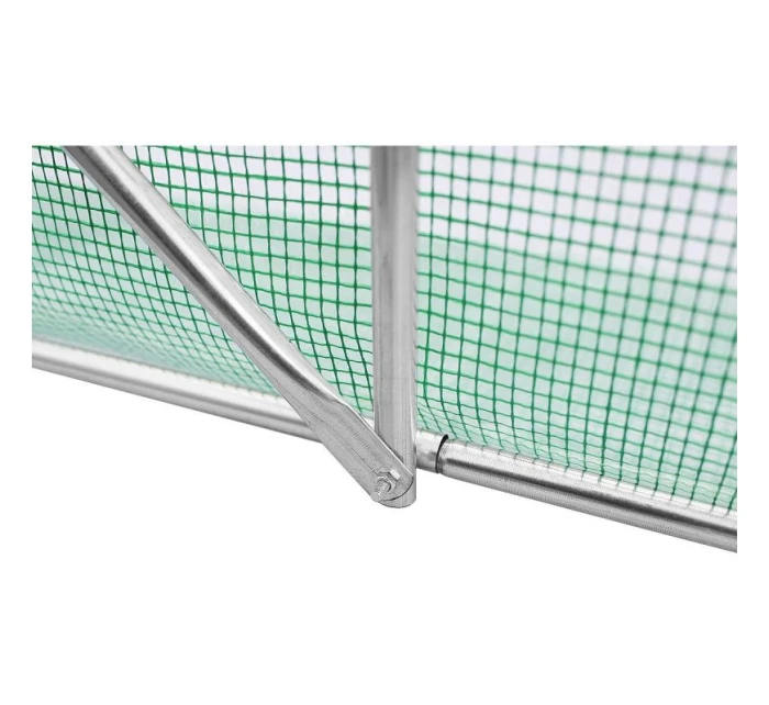 ZAHRADNÍ TUNEL 200x200x200 cm PE KONSTRUKCE ZELENÁ OCEL