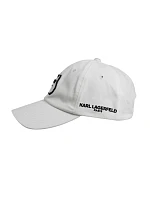 Kšiltovka Karl Lagerfeld Paris Choupette Strapback, bílá – L5WH7944 wht Kšiltovka Karl Lagerfeld Paris Choupette Strapback, bílá – L5WH7944 wht