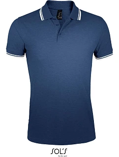 SOL'S Pasadena Men Pánské piqué polo 25.0577 french navy/white