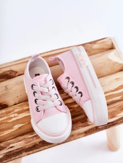 Dětské látkové tenisky BIG STAR model 21594682 Růžová - Big Star Shoes