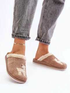 Dámské Pantofle S  Béžové model 21677364 - Inblu