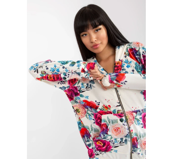 Mikina RV BL 8143.83P bílá a červená