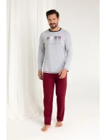 Pyžamo Regina 487dł/r 2XL-3XL Z25/26 pánské Pyžamo Regina 487dł/r 2XL-3XL Z25/26 pánské