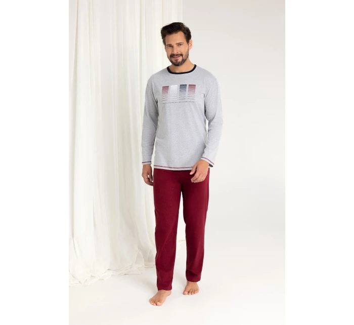 Pyžamo Regina 487dł/r 2XL-3XL Z25/26 pánské Pyžamo Regina 487dł/r 2XL-3XL Z25/26 pánské