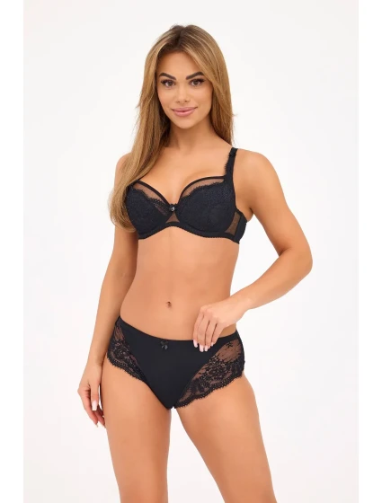 Polovyztužená dámská podprsenka  BS  Černá model 20533748 - Gaia