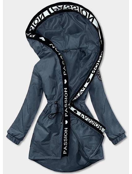Dámská oversize parka modrá (B8080-72) Dámská oversize parka modrá (B8080-72)