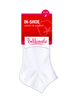 Krátké unisex ponožky IN-SHOE SOCKS - BELLINDA - bílá