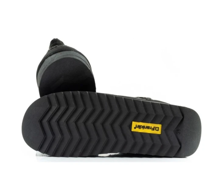 dámské sněhové boty zimní módní model 21395262 zateplené černé dámské - D.Franklin