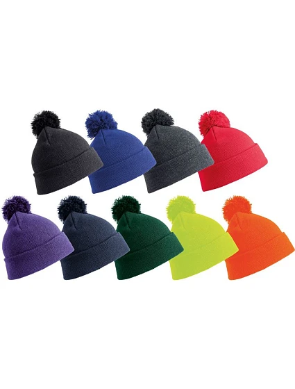 RC Pletená čepice s bambulí 28. grey model 22424543 - Result Headwear RC Pletená čepice s bambulí 28. grey model 22424543 - Result Headwear