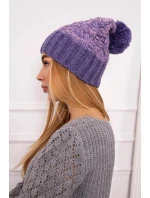 Čepice Paris fleece růžová model 18750759 - K-Fashion Čepice Paris fleece růžová model 18750759 - K-Fashion