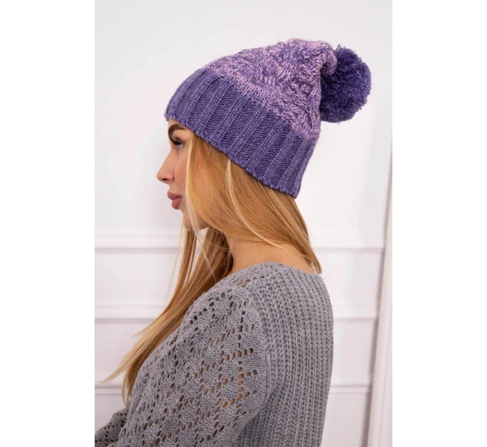 Čepice Paris fleece růžová model 18750759 - K-Fashion Čepice Paris fleece růžová model 18750759 - K-Fashion