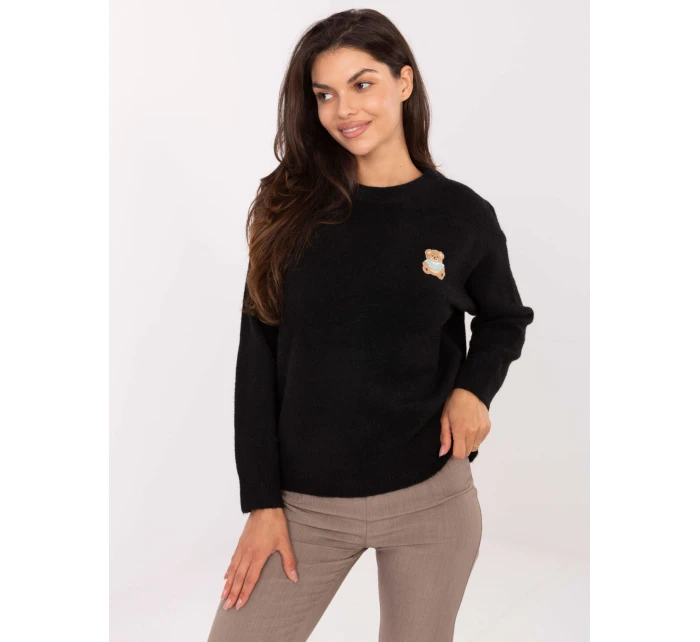 Sweter PM SW model 21300806 czarny - FPrice Sweter PM SW model 21300806 czarny - FPrice