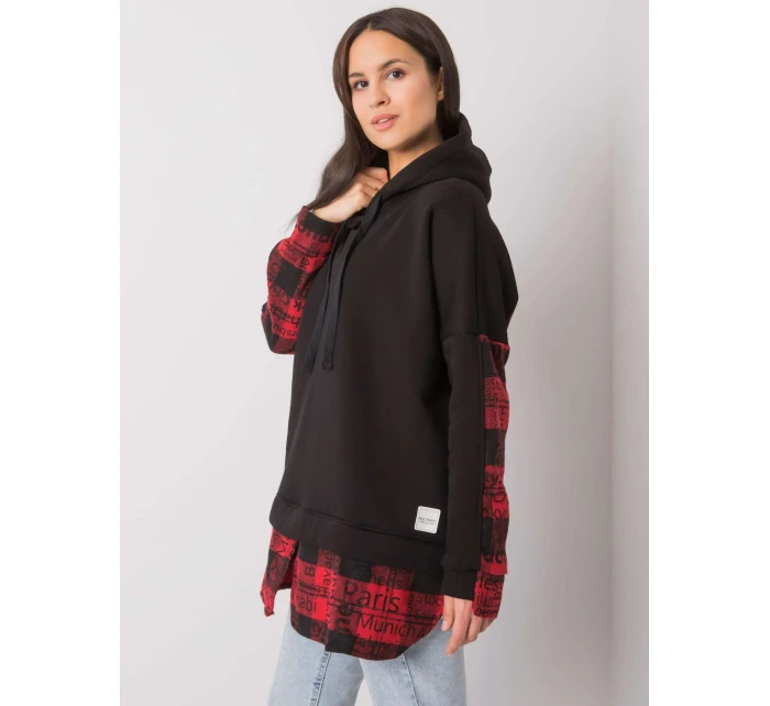 Mikina RV BL 7312.14 černá a červená