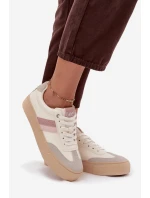 Dámské nízké tenisky LEE Ailani Women Low – ecru bílá Dámské nízké tenisky LEE Ailani Women Low – ecru bílá