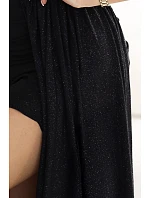 Dámské třpitivé šaty 600-1 Selena černé - Numoco Dámské třpitivé šaty 600-1 Selena černé - Numoco