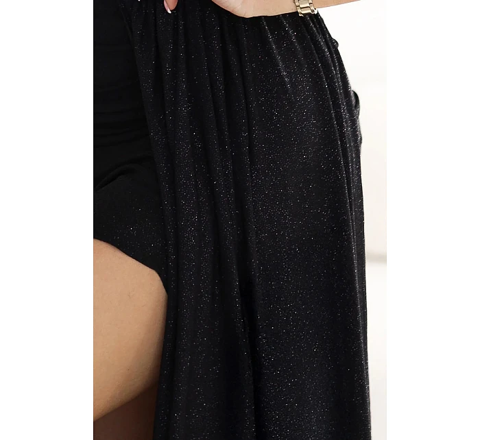 Dámské třpitivé šaty 600-1 Selena černé - Numoco Dámské třpitivé šaty 600-1 Selena černé - Numoco