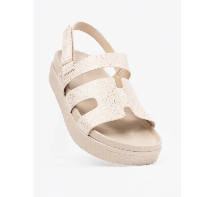 Stylové dámské hnědé sandály platforma Stylové dámské hnědé sandály platforma