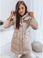 Dámská prošívaná vesta GAMIS béžová FashionStreet TY3293 Dámská prošívaná vesta GAMIS béžová FashionStreet TY3293