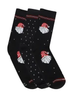 Pánské ponožky 3 pack Christmas black - CORNETTE