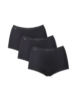 Dámské kalhotky 3 pack Basic maxi black - Sloggi Dámské kalhotky 3 pack Basic maxi black - Sloggi