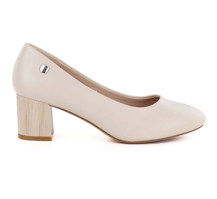 Sergio béžové dámské lodičky na jehlovém podpatku model 22097198 - LEONE Sergio béžové dámské lodičky na jehlovém podpatku model 22097198 - LEONE