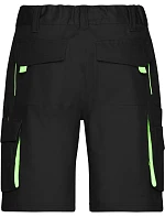 JN (4260) Pracovní bermudy Color 02.0 black/lime green model 22492956 - Daiber JN (4260) Pracovní bermudy Color 02.0 black/lime green model 22492956 - Daiber