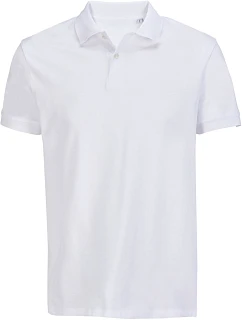SOL'S Pacific Unisex piqué polo z těžké bavlny 25.4439 white