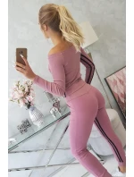 Sada s dvojitými pruhy tmavě růžová Sada s dvojitými pruhy tmavě růžová